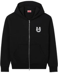 KENZO - 'Lunar New Year' Embroidered Zip Up Hoodie - Lyst