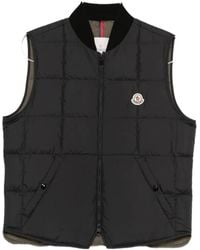 Moncler - Elberton Square-Quilted Down Gilet - Lyst