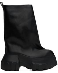 Rick Owens - Mid-Calf Leather Boots - Lyst