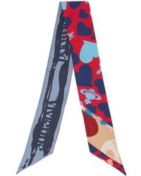 Vivienne Westwood - Printed Silk Scarf - Lyst