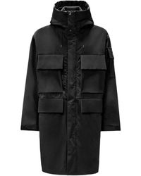 C.P. Company - Long Hooded Coat - Lyst