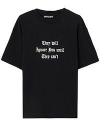 Palm Angels - Statement Print T-Shirt - Lyst