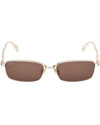 Max Mara - Rectangle Frame Sunglasses - Lyst