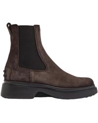 Tod's - Gomma 74L Suede Chelsea Boots - Lyst