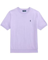 Polo Ralph Lauren - Pony-Embroidered Fine-Knit Sweater - Lyst
