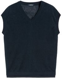 Max Mara - Smmghianda Knitted Waistcoat - Lyst