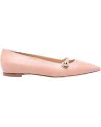 Casadei - Cleo Ballerina Shoes - Lyst