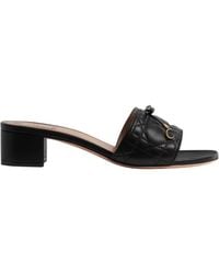 Dior - Cannage Heeled Slide - Lyst