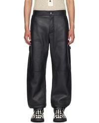 Bottega Veneta - Cargo Leather Pants - Lyst