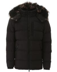 Moose Knuckles - Southdale Fur Trimmed Hooded Puffer Jacket - Lyst