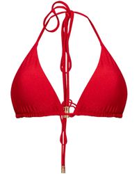 Cult Gaia - Lace-Up Bikini Top - Lyst