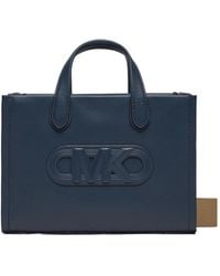 Michael Kors - Michael Gigi Small Embossed Messenger Bag - Lyst
