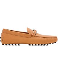 Tod's - Gommino Almond Toe Loafers - Lyst
