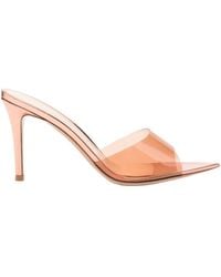 Gianvito Rossi - Elle Open-Toe Heeled Sandals - Lyst