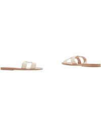 Ancient Greek Sandals - Desmos Double Strap Leather Sandals - Lyst