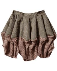 Kiko Kostadinov Celritatem Padded Midi Skirt in Blue | Lyst