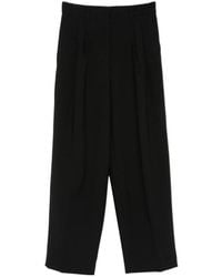Calvin Klein - Pleated Wide-Leg Pants - Lyst