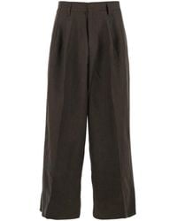 ERL - Wide-Leg Linen Pants - Lyst
