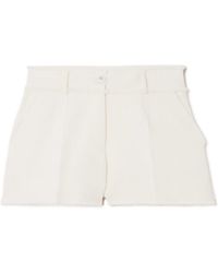 Dolce & Gabbana - Frayed Detailing Tailored Shorts - Lyst