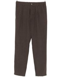 Herno - Elasticated-Waistband Tailored Trousers - Lyst