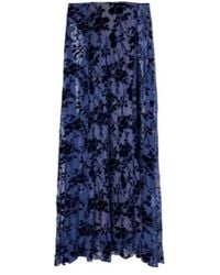 Rodarte - Caped Off-Shoulder Jacquard Maxi Dress - Lyst