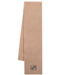 Patou - Logo Intarsia Knit Scarf - Lyst