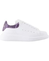McQueen - Oversized Lace-Up Sneakers - Lyst