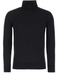 Loro Piana - High-Neck Knitted Pullover - Lyst