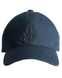 JW Anderson - Jw Anderson Logo Embroidered Curved Peak Cap - Lyst