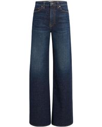 KHAITE - Dane High Waisted Wide-Leg Jeans - Lyst