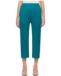Pleats Please Issey Miyake - Pleated Casual Pants - Lyst