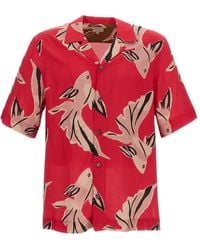 Paul Smith - Fish Print Short-Sleeve Shirt - Lyst