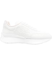 McQueen - Sprint Runner Lace-Up Sneakers - Lyst
