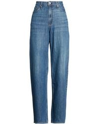 Rag & Bone - Plain Colour Wide-Leg Jeans - Lyst