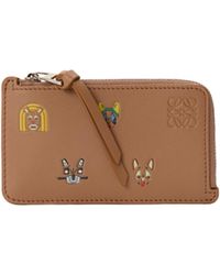 Loewe - Futurist Cat Printed Card Holder - Lyst