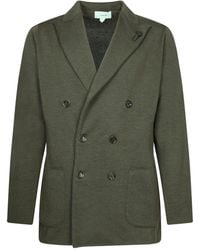 Lardini - Double-Breasted Tailored Blazer - Lyst
