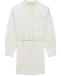 Stella McCartney - Liana Belted-Waist Minidress - Lyst