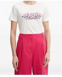 Twinset - Floral-Patterned T-Shirt - Lyst