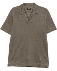 ZEGNA - Short-Sleeve Polo Shirt - Lyst