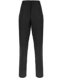 BOSS - Pressed-Crease Tailored Trousers - Lyst