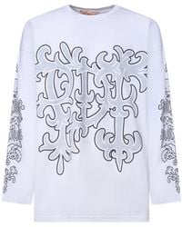PDF CHANNEL - Graphic-Print Long-Sleeve T-Shirt - Lyst
