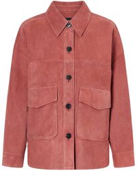 Arma - Kaylee Paneled Suede Jacket - Lyst
