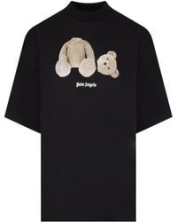 Palm Angels - Logo-Print Short-Sleeve T-Shirt - Lyst