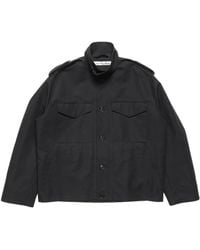 Acne Studios - Cotton Satin Blouson Jacket - Lyst