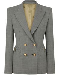 Blazé Milano - Patterned Double-Breasted Blazer - Lyst