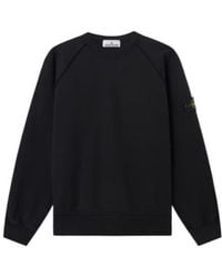 Stone Island - Logo Patch Crewneck Sweater - Lyst