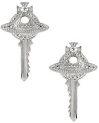 Vivienne Westwood - Curzio Key Drop Earrings - Lyst