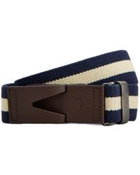 Tod's - Striped Snap-Buckle Belt - Lyst
