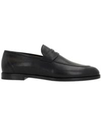 Loro Piana - Sergio Round Toe Loafers - Lyst