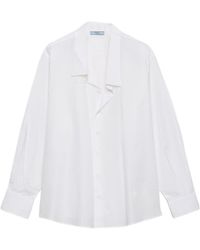 Prada - Long-Sleeved Button-Up Shirt - Lyst